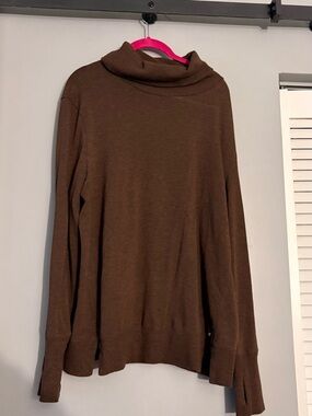 Amazon Essentials Brown Cowl Neck Sweater